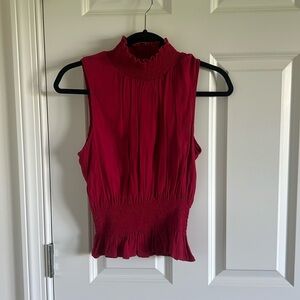 Active USA Size Small Sleeveless Red Blouse